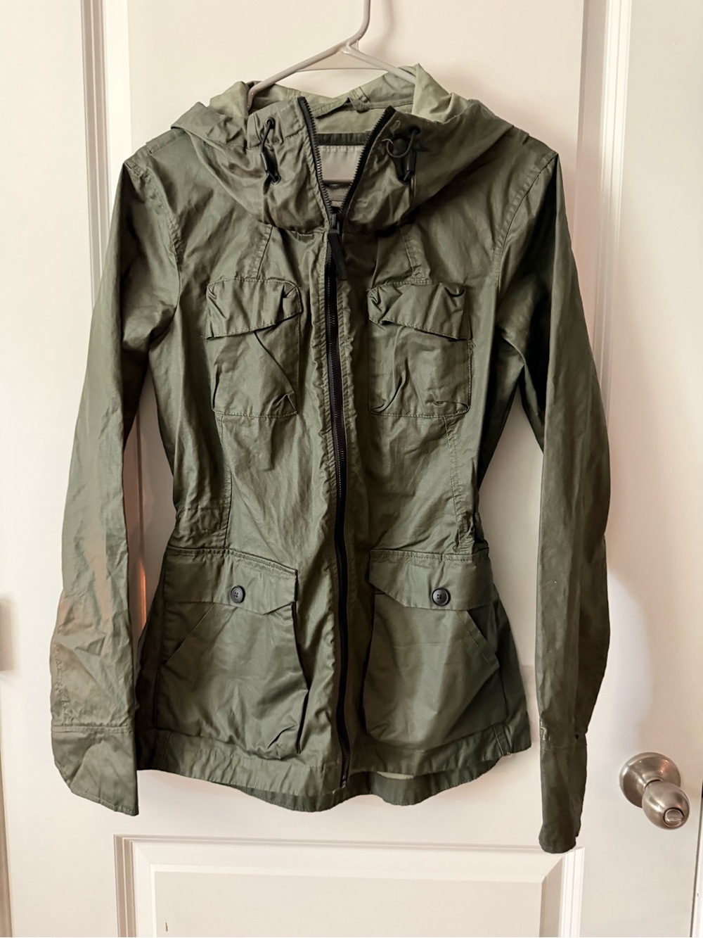Bench Olive Utility Hooded Jacket
